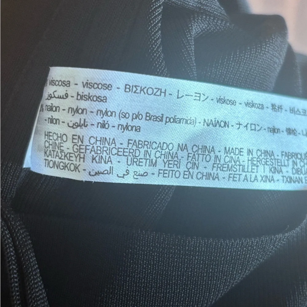 Zara black Knit maxi dress - Picture 9 of 9